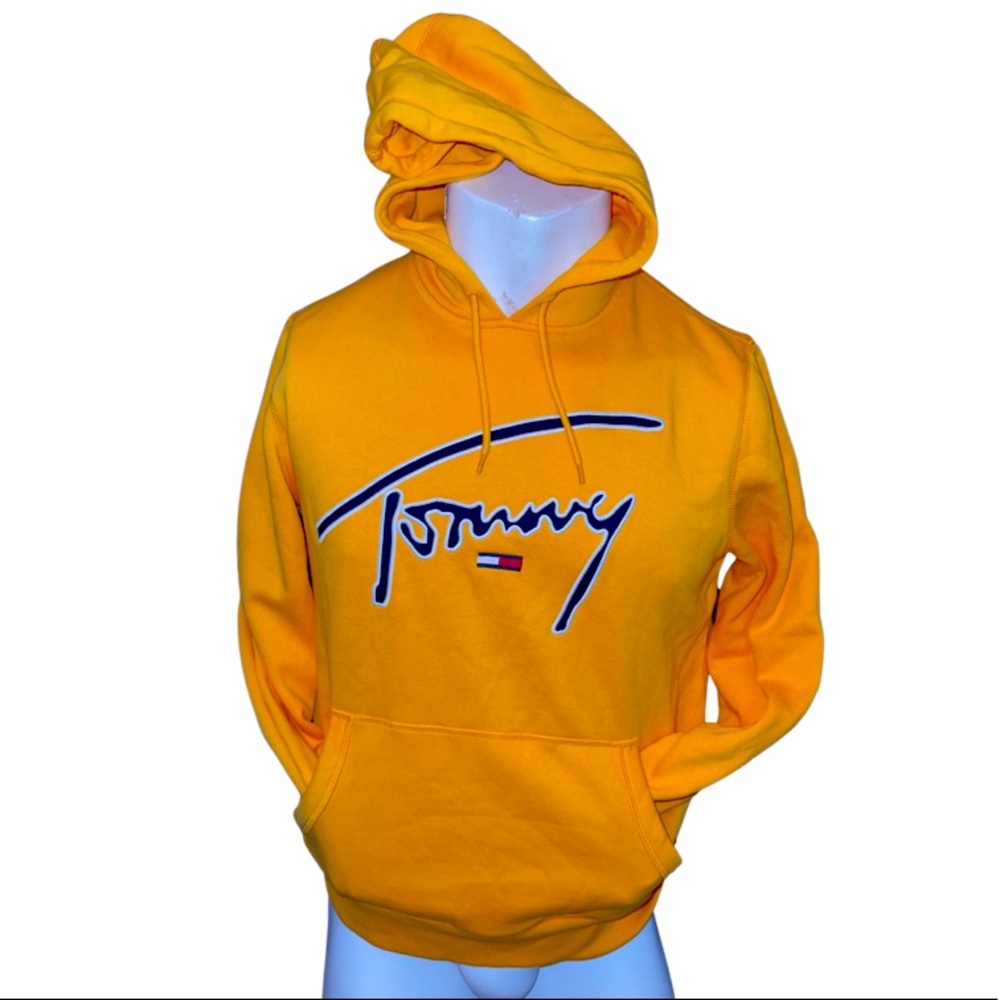 Vintage Tommy Hilfiger Denim Hoodie : Adult Medium : Y2K Fashion